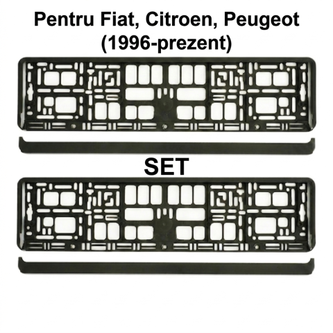Fiat Ducato  03.1994 - 04.2002  (Platforma X230) - set suport numar inmatriculare