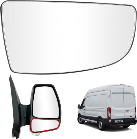 Ford Transit 08.2006 – 04.2014 (Platforma V347/V348) - Sticlă Oglindă Laterală Dreapta Convexă Inferioară — FORD TRANSIT (2006–Prezent)