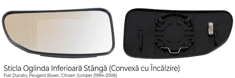 Sticlă Oglindă Laterală Stânga — FIAT DUCATO / CITROËN JUMPER / PEUGEOT BOXER (1994–2006) | OE 8151ER [1]