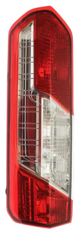 Ford Transit 08.2006 – 04.2014 (Platforma V347/V348) - Lampă Spate Stânga Exterior Roșie Semnalizator Alb ECE — FORD TRANSIT VI V363 Autobuz (08.2013–08.2018)