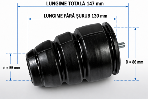 Fiat Ducato 06.2006 - 05.2014 (Platforma X250) - Apărare Arcuri Suspendate Spate Stânga/Dreapta 1.9D–2.8D — FIAT DUCATO / CITROËN JUMPER I / PEUGEOT BOXER (1994–2018)