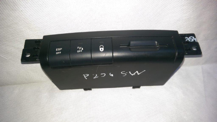 Bloc butoane ESP, senzori parcare, cititor cartelea Peugeot 207, FR56713502, an 2004-2010 [3]