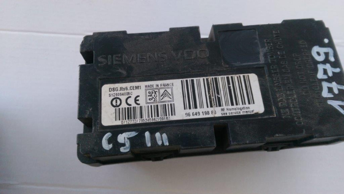 Modul presiune pneuri, roti Citroen C5 III, 9664919880, S126064005C, an 2010-2018 [2]