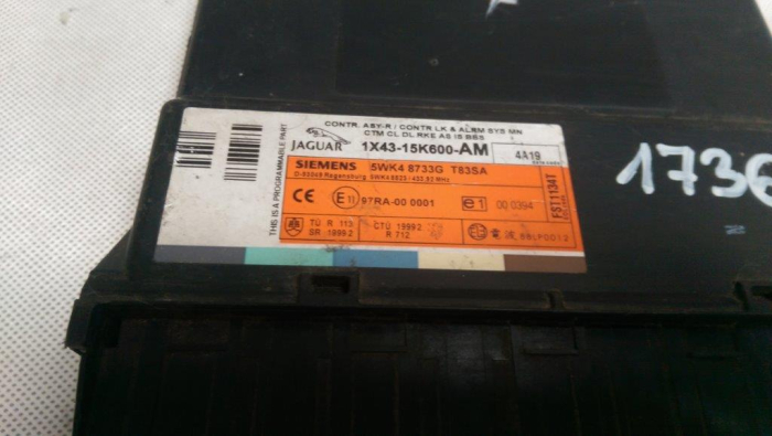 Modul confort Jaguar X-Type, 1X43-15K600-AM, an 2001-2009 [2]