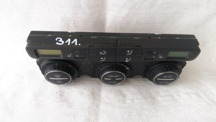 Panou comanda AC, Climatronic VW Golf 5, 1K0907044BN, 5HB008732-01, an 2003-2009 [3]