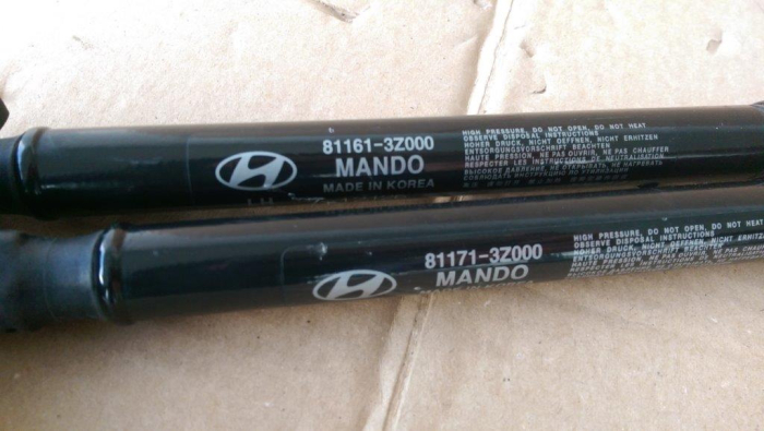 Telescop, amortizor capota fata stanga + dreapta Hyundai i40, 81161-3Z000, 81171-3Z010, an 2011-2015 [3]