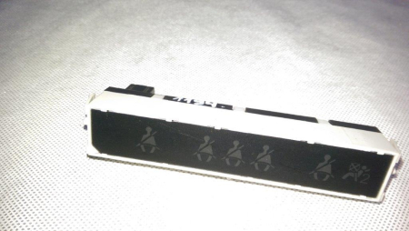 Electrica si electronica auto - Afisaj, display centura Peugeot 207, 9665103980, an 2006-2015