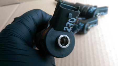 Injector Peugeot 307, motor 2.0 hdi, cod 0445110008, 9635196580, an 2001-2008 [3]