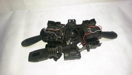 Electrica si electronica auto - Ansamblu manete cu spira Renault Clio 4, Dacia, 0265019069, 479457095R-A, E1109663, E1109559, an 2012-2019