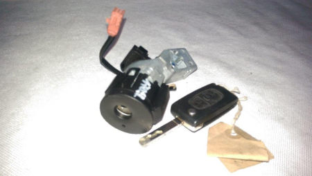 Electrica si electronica auto - Contact auto cu cheie Citroen C3 Picasso, Peugeot 308, 9663123280, an 2010-2018