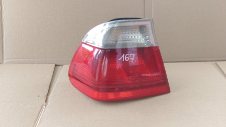 Stop stanga BMW Seria 3 E46, NFL, cu semnalizare alba, an 1998-2004 [1]
