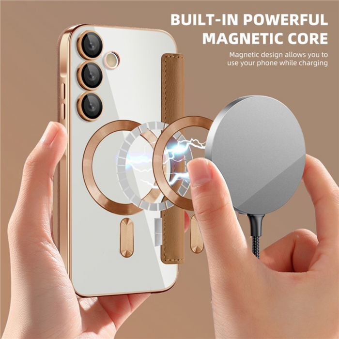 SmartMag Book Case - Samsung Galaxy A55 5G - Brown [4]