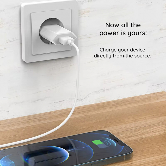 Apple - Original Wall Charger A2118 (MGN13ZM/A) - USB, 5W - White (Blister Packing) [5]