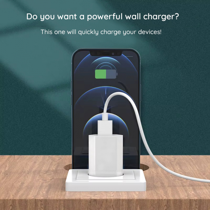 Apple - Original Wall Charger A2118 (MGN13ZM/A) - USB, 5W - White (Blister Packing) [4]