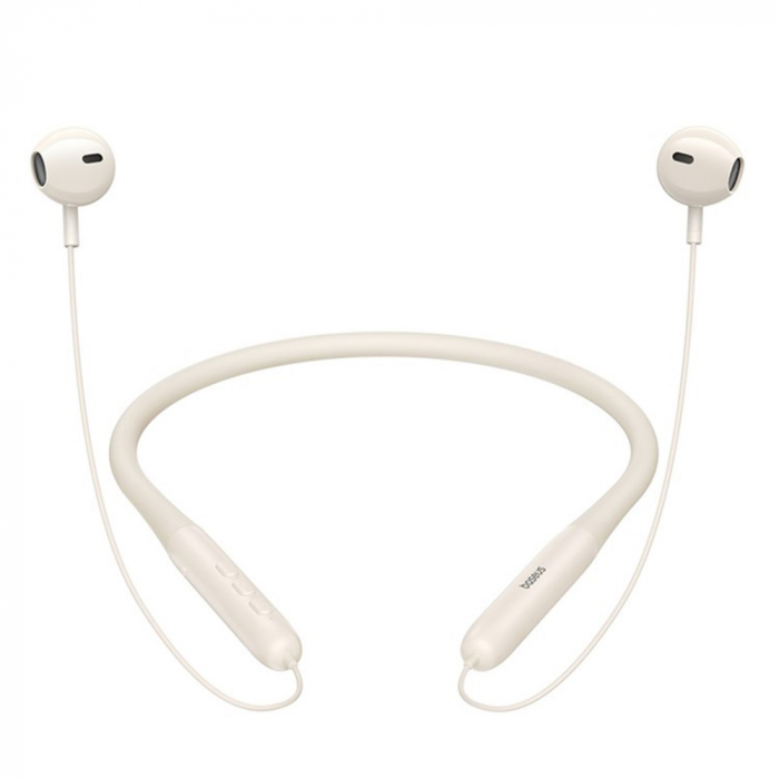 Baseus - Bluetooth Earphones Bowie P1 (A00025800223-Z1) - Half In-ear Neckband, Bluetooth 5.2 - Stellar White [2]