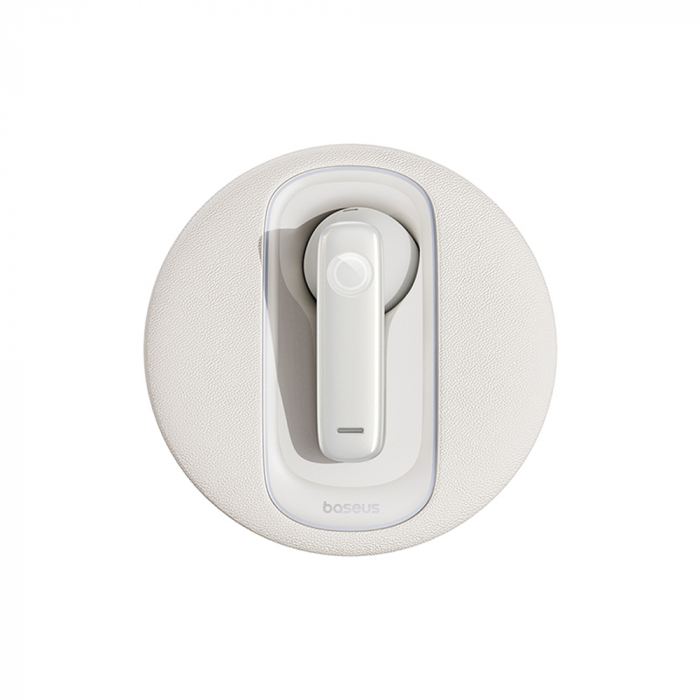 Baseus - Bluetooth Headset CM10 (A00054700211-00) - for Car with Dual-Mic Noise Cancellation, Bluetooth - White [2]
