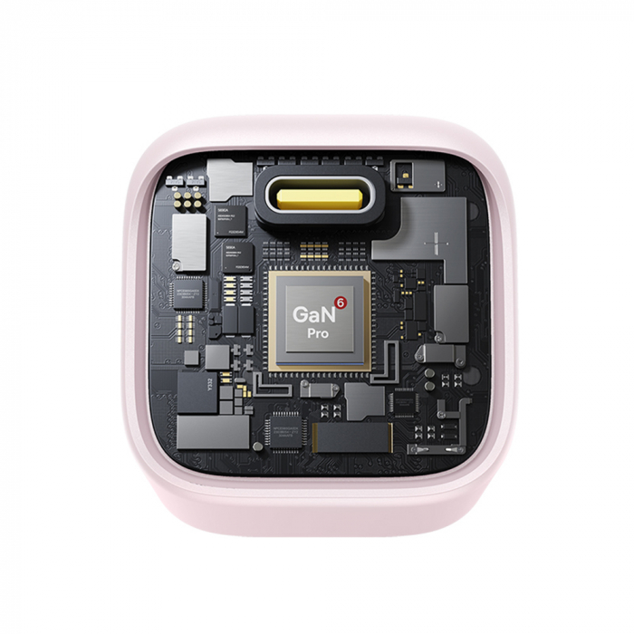 Baseus - Wall Charger PicoGo  - GaN, Fast Charging, 45W, USB-C - Baby Pink [3]