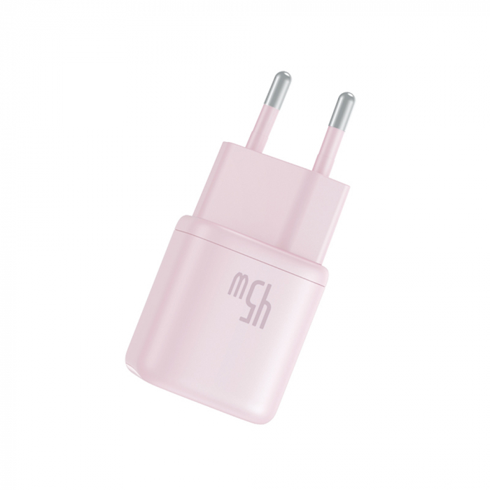 Baseus - Wall Charger PicoGo  - GaN, Fast Charging, 45W, USB-C - Baby Pink [2]