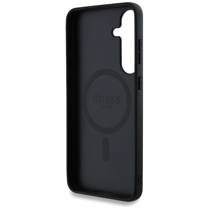 Guess - 4G Ring Classic Logo MagSafe (GUHMS25SG4GFRK) - Samsung Galaxy S25 - Black [6]