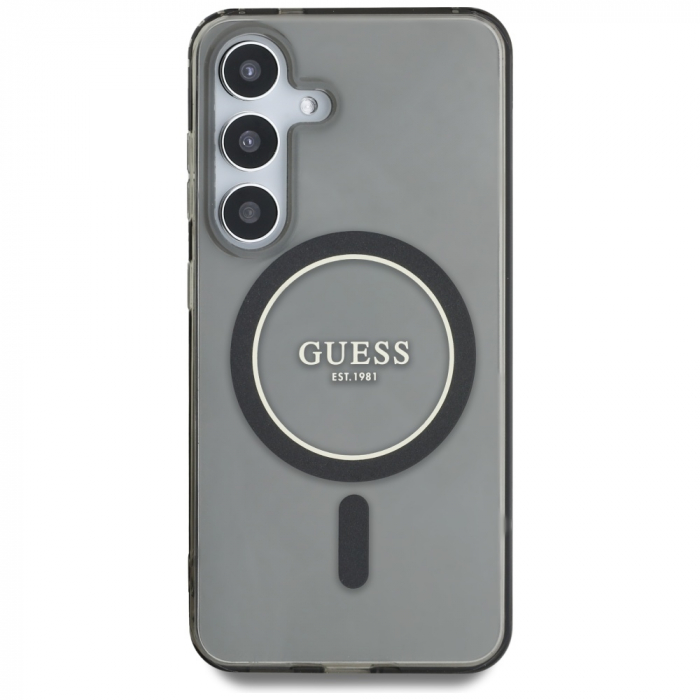 Guess - IML Glitter Circle MagSafe (GUHMS25SHFGEREK) - Samsung Galaxy S25 - Black [5]