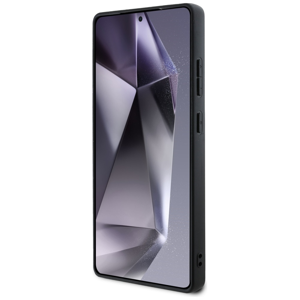 Guess - Leather Grained Hot Stamp 4G Triangle Metal - Samsung Galaxy S25 Ultra - Pink [6]