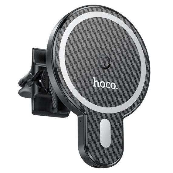 Hoco (CA85) - Suport Auto cu incarcare Wireless, 15W, MagSafe, montaj Ventilatie [2]