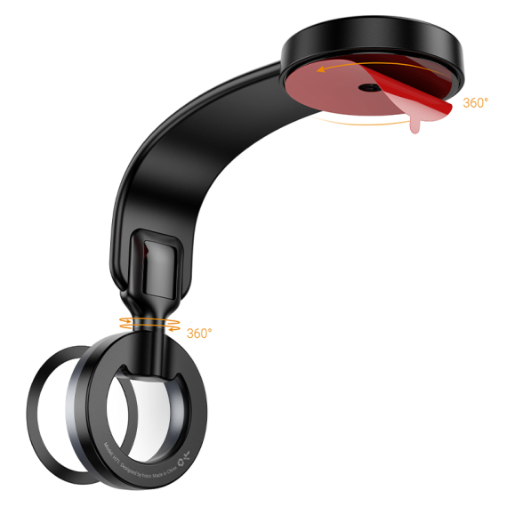 Hoco (H71) Suport Auto, Magnetic, montaj Bord, Ring, GRAY [6]