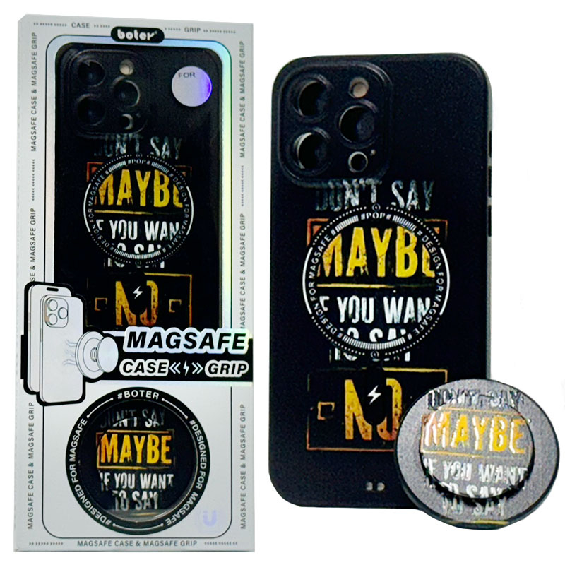Husa Boter » iPhone 14 Pro Max, Magnet MagCase + PopGrip, Model #C [1]