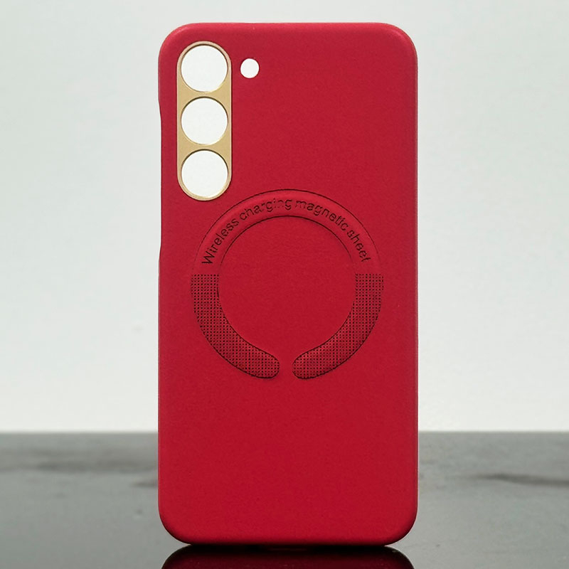 Husa Kraft » Samsung S23, MagCase, Eco-Leather, Red [1]