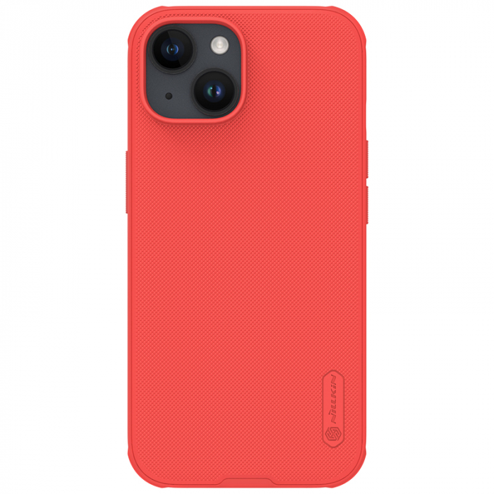 Husa Nillkin iPhone 15, Frosted Series, PVC, Red [2]