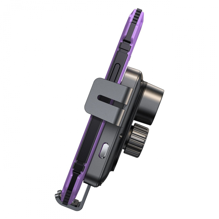 Joyroom (JR-ZS219) - Suport Auto cu incarcare Wireless, 15, fixare dubla, montaj Bord, Magnetic, AutoSense, MultiAngle, Black [2]