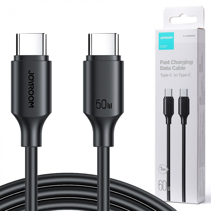 Joyroom (S-CC060A9) - Cablu Date si Incarcare, USB-C, PD60W, QC3.0, 1m [1]