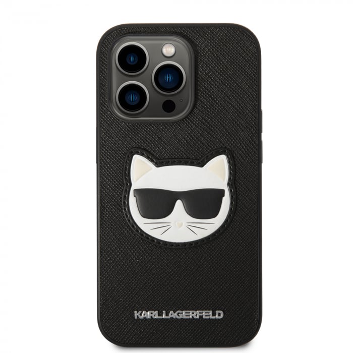 Karl Lagerfeld - Saffiano (KLHCP14XSAPCHK) - iPhone 14 Pro Max - Choupette Head [5]