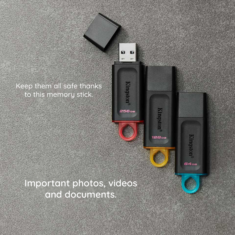 Kingston - Memory Stick DT Exodia (DTX/64GB) - USB 3.2 FlashDrive, 64GB - Black [5]