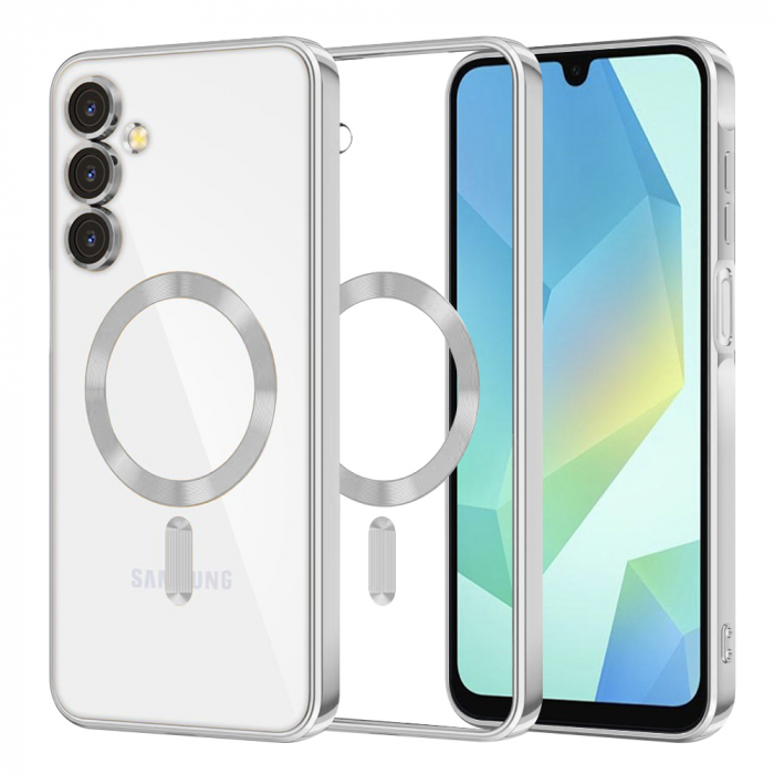 Luxury Crystal MagSafe - Samsung Galaxy A16 4G / A16 5G - Silver [1]
