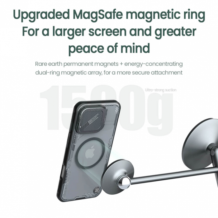 Nillkin - Iceblade Prop Magnetic (without Camera Cutout) - iPhone 16 Pro Max - Black [6]