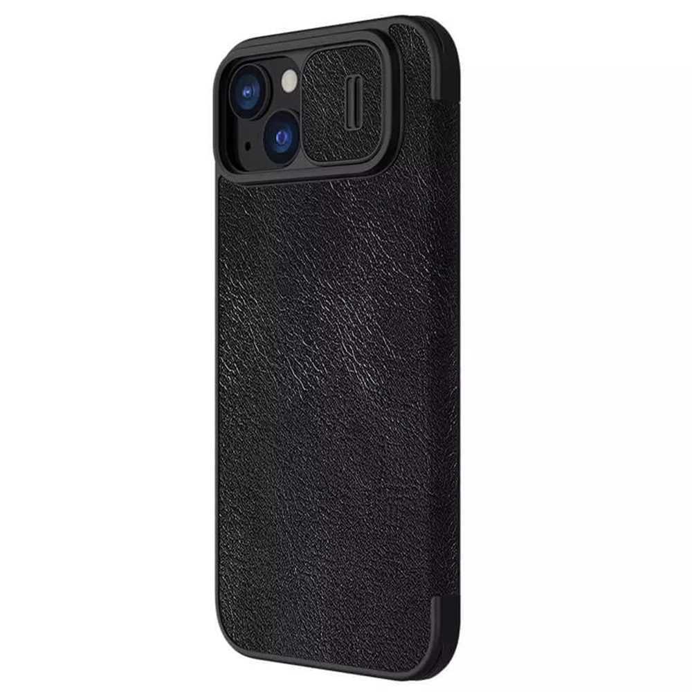 Nillkin - Qin Leather Case - iPhone 15 Plus - Black [6]