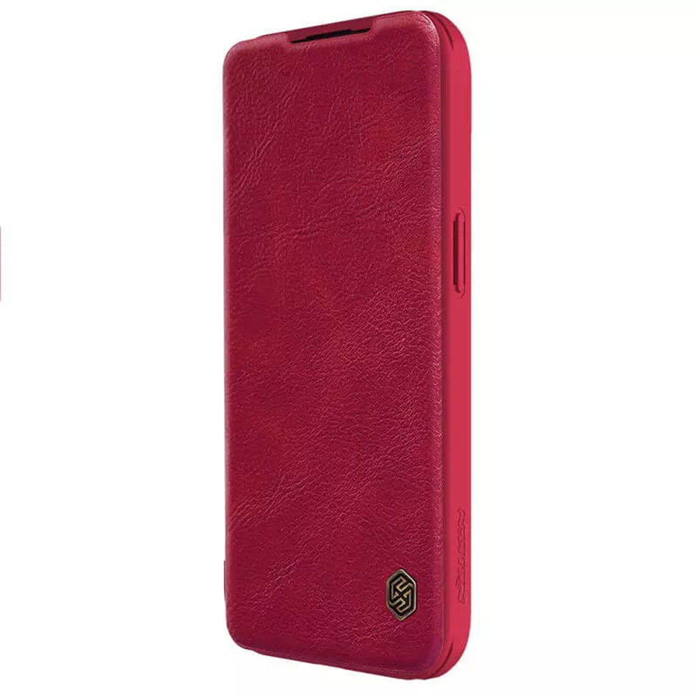 Nillkin - Qin Leather Case - iPhone 15 Plus - Red [2]