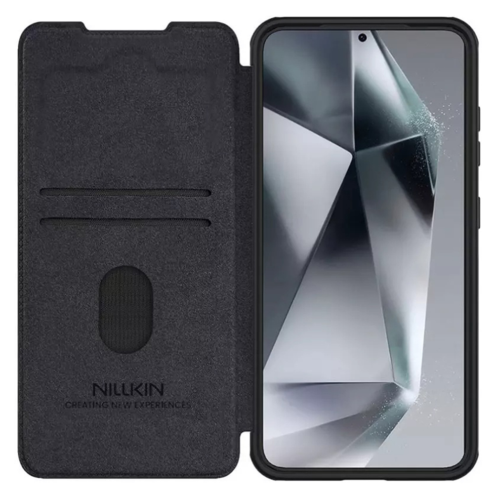 Nillkin - Qin Pro Leather Case - Samsung Galaxy S25 - Black [1]