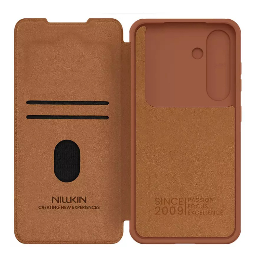 Nillkin - Qin Pro Leather Case - Samsung Galaxy S25 - Brown [5]