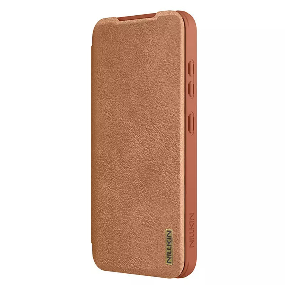 Nillkin - Qin Pro Leather Case - Samsung Galaxy S25 - Brown [1]