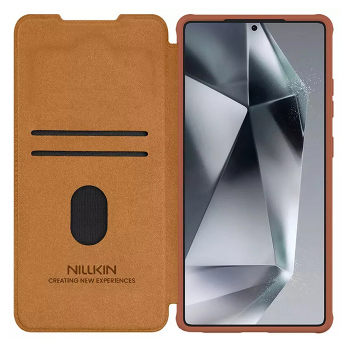 Nillkin - Qin Pro Leather Case - Samsung Galaxy S25 Ultra - Brown [6]
