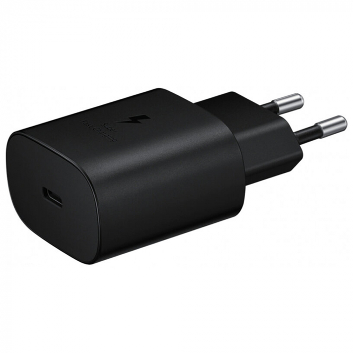 Samsung - Wall Charger EP-TA800EBE (GP-PTU021SOABQ) - Type-C, Fast Charging, 25W, 3A - Black (Bulk Packing) [4]