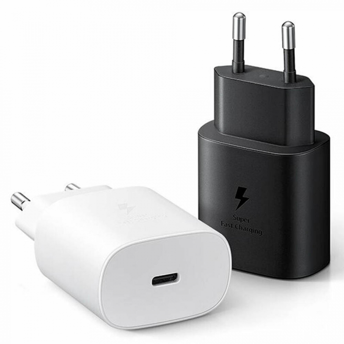 Samsung - Wall Charger EP-TA800EWE (GP-PTU021SOAWQ) - Type-C, Fast Charging, 25W, 3A - White (Bulk Packing) [4]