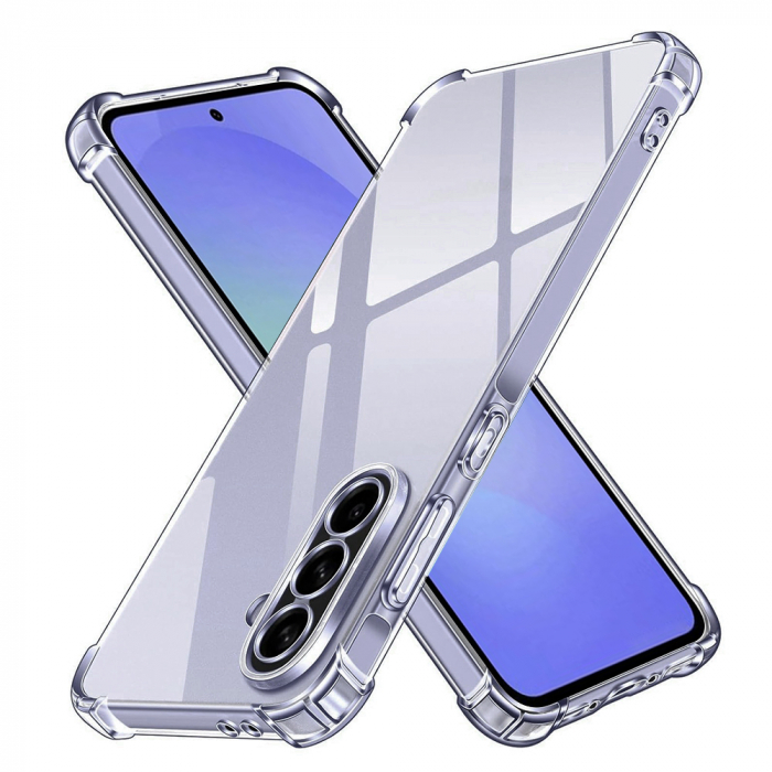 Shockproof Clear Silicone - Samsung Galaxy A36 5G - Clear [1]