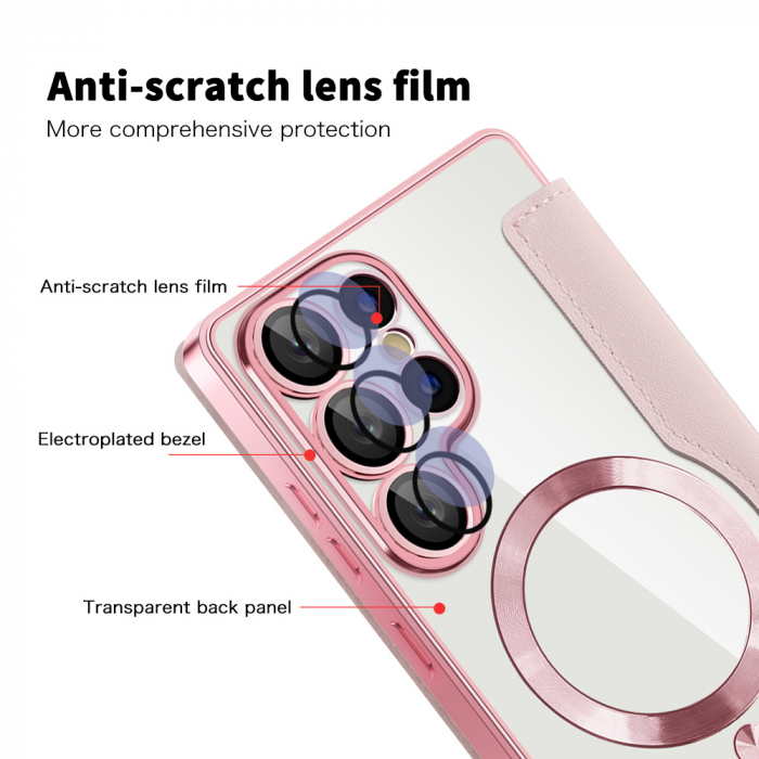 SmartMag Book Case - Samsung Galaxy S25 Ultra - Pink [2]