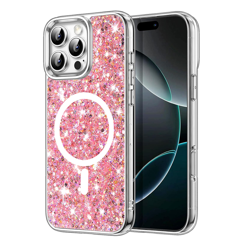 Sparkly Glitter MagSafe - iPhone 16 Pro Max - Pink [1]