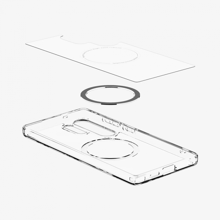 Spigen - Ultra Hybrid MagSafe - Samsung Galaxy S25 Ultra - Clear / White [2]