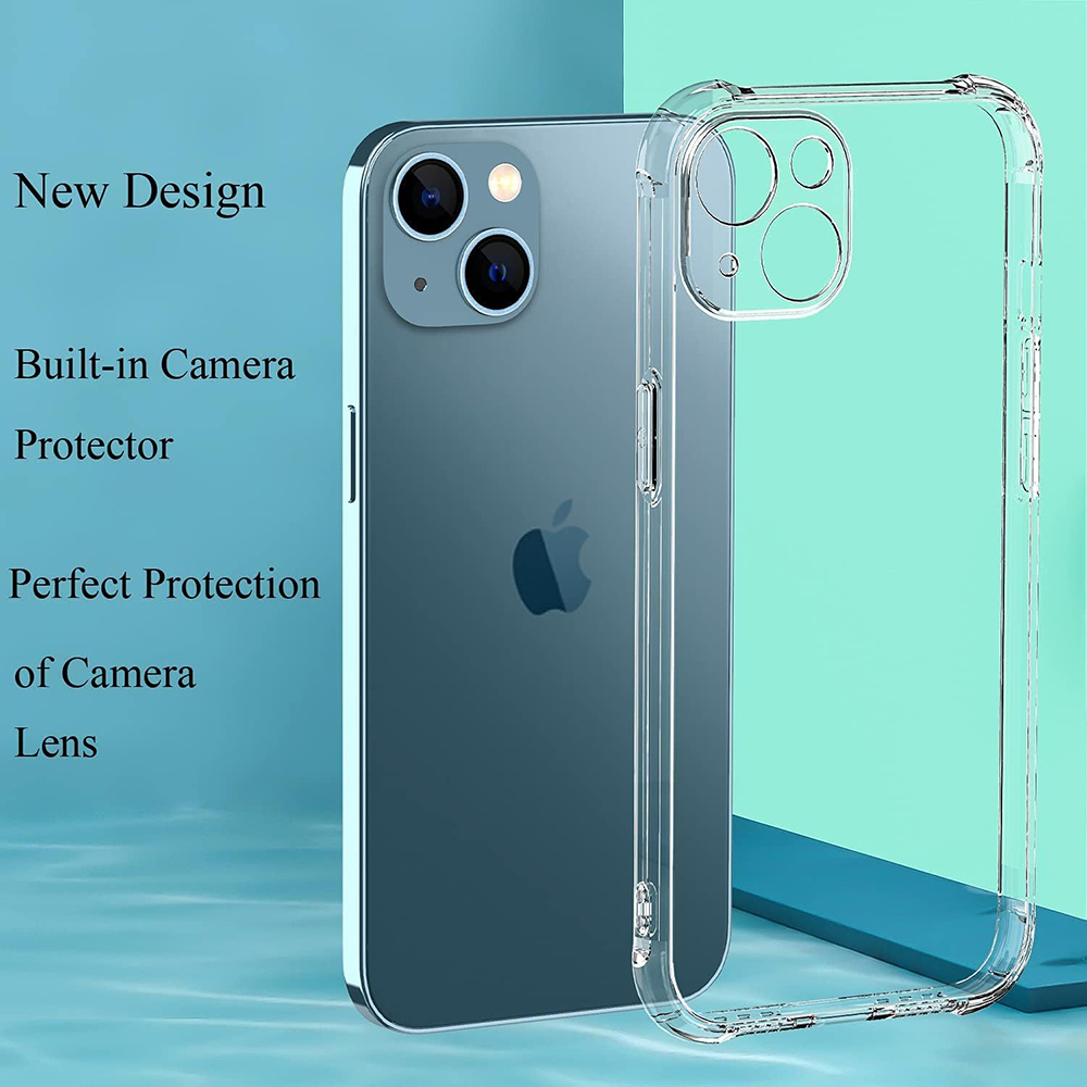 Techsuit - Shockproof Clear Silicone - iPhone 14 Plus - Clear [3]