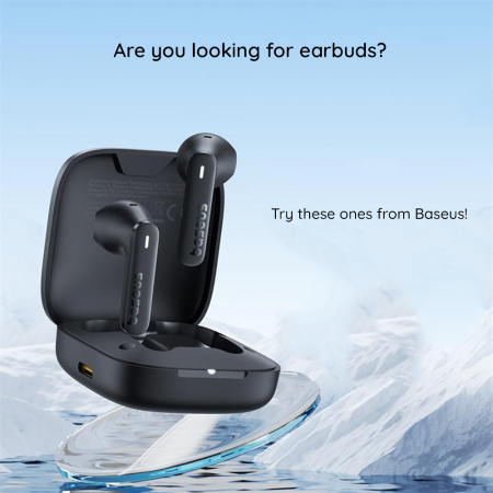 Wireless Earbuds Bowie E16 (A00061900113-01) - Bluetooth 5.3, True Wireless, Touch Control, Waterproof - Black [1]